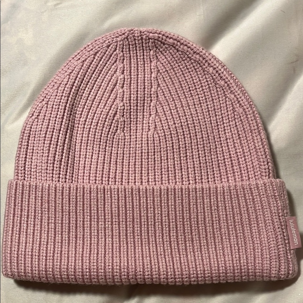 Lululemon Pink Knit Beanie